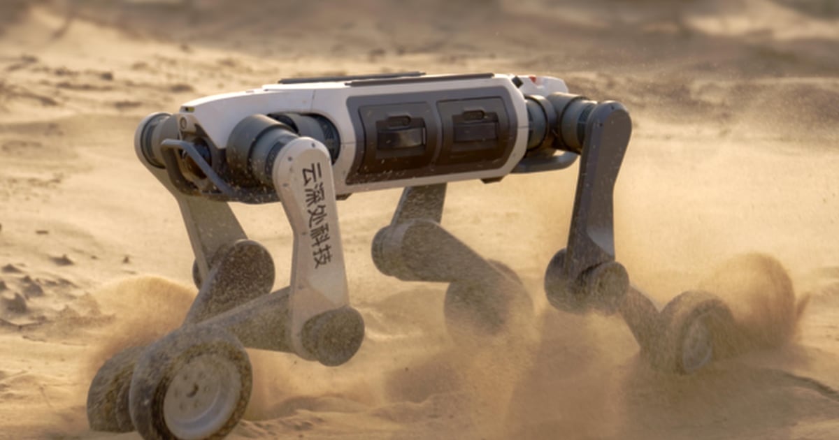 Deep Robotics Lynx M20: a robotic dog on wheels to transport rescuers' cargo (video) Deep Robotics Lynx M20: a robotic dog on wheels to transport rescuers' cargo (video)