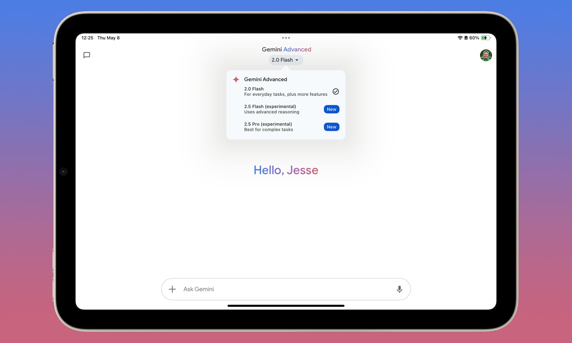 Gemini changes: side menu support for tablet devices Gemini update: side menu now available on tablets