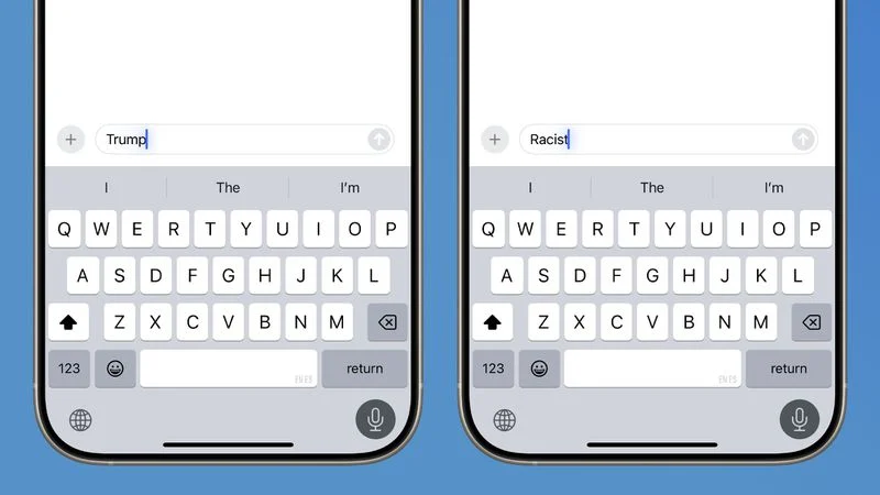 iPhone algorithms in action: Apple explains unusual word substitution Why does iPhone correct "rascist" to "Trump"? Apple gives explanation