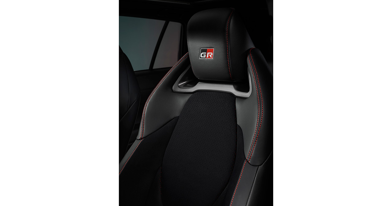 Sporty styling of the Toyota Corolla Cross GR Sport