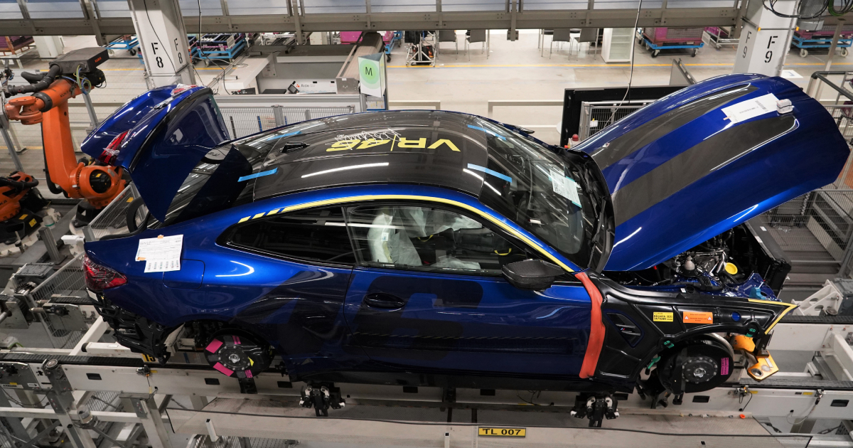 BMW M4 CS Edition VR46 in the background BMW M4 CS Edition VR46 in the background